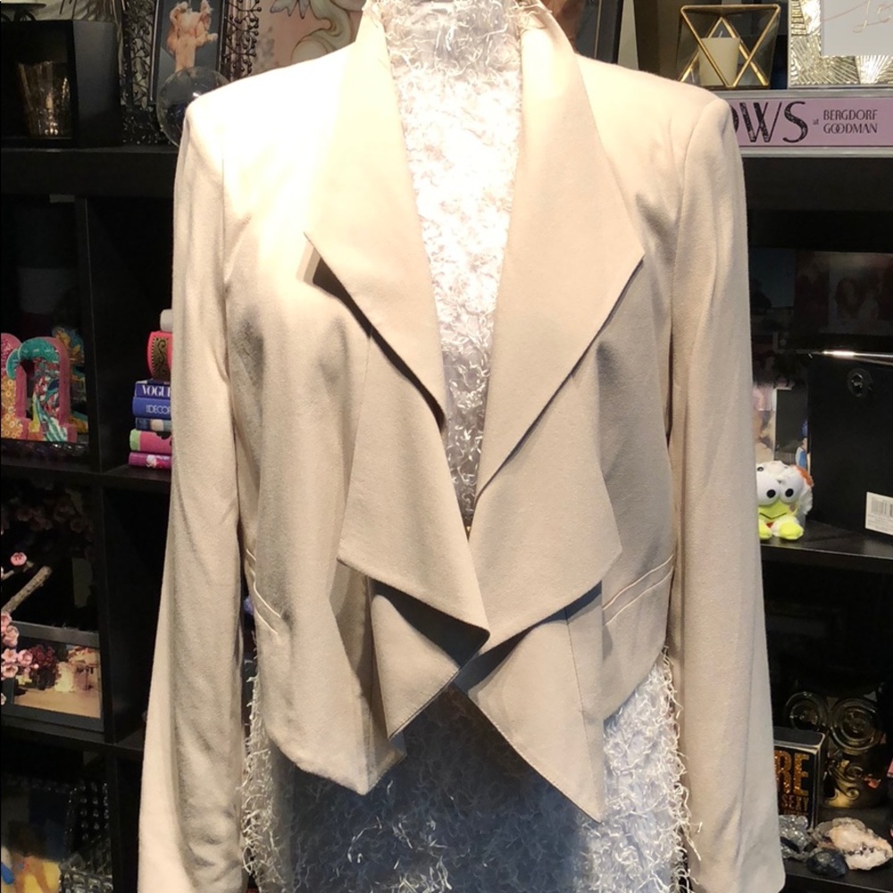 NWT Topshop size 10 cream viscose blazer